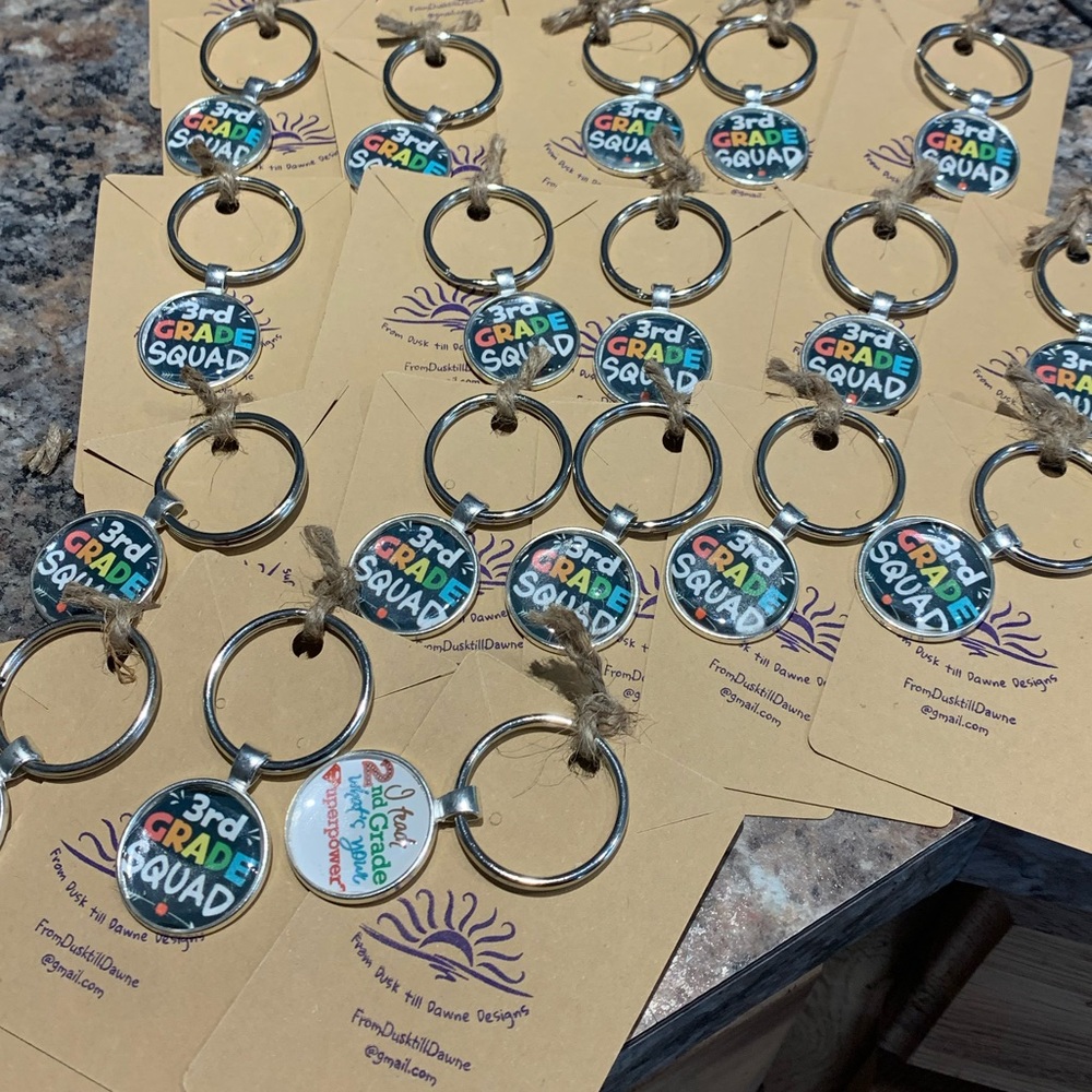 Pendants, earrings. keychains, magnets, each specifically made to order